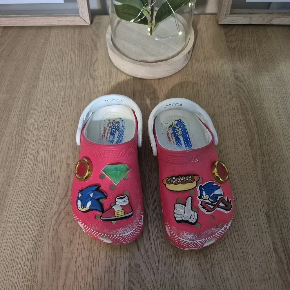 Sonic Crocs with Charms